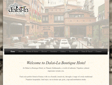 Tablet Screenshot of dalailaboutiquehotel.com